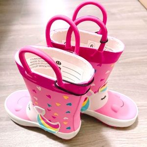 Unicorn Rain Boots Toddler